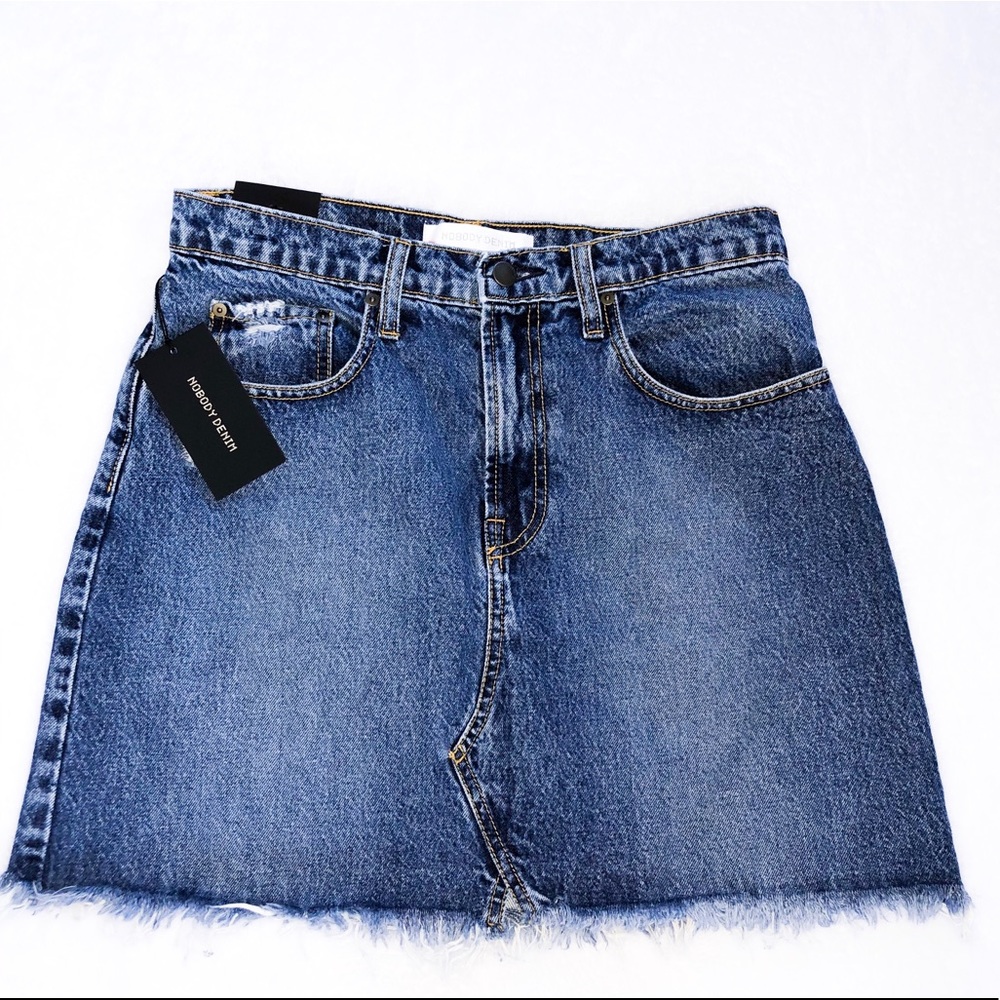 NWT Nobody Denim High Rise Piper Skirt